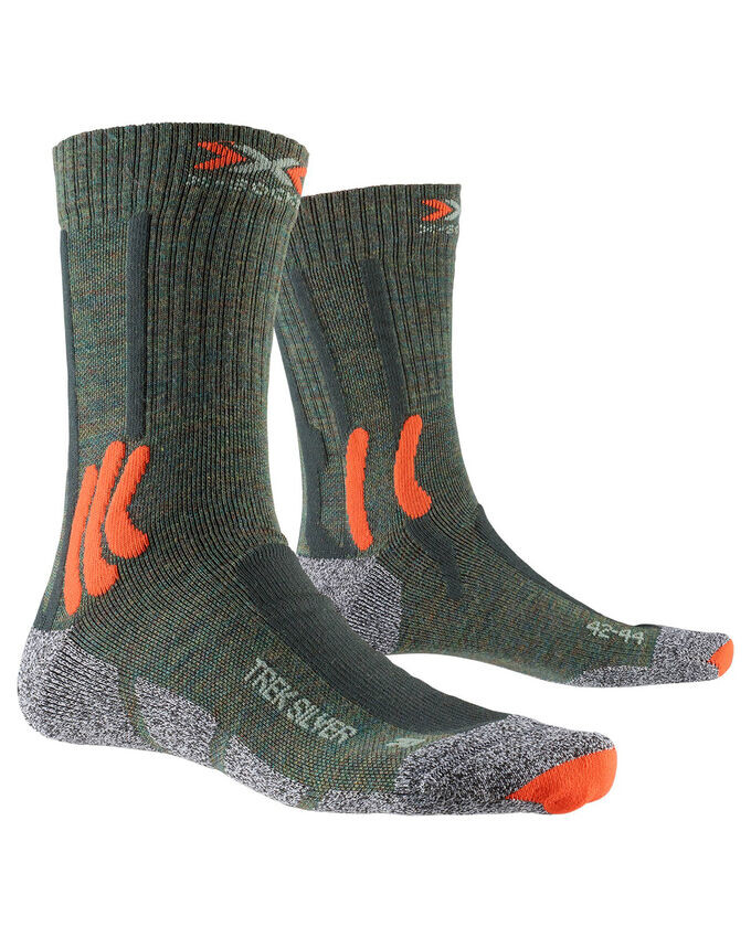 

Походные носки трек серебро X-Socks, зеленый