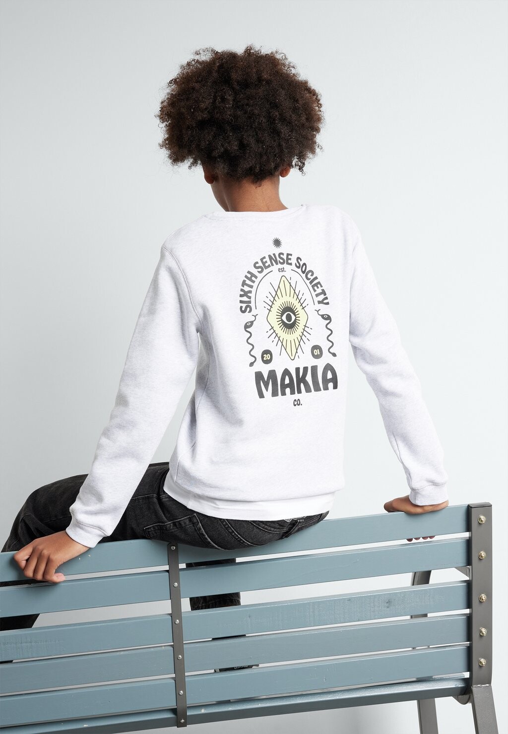 

Толстовка Sixth Unisex Makia, цвет light grey