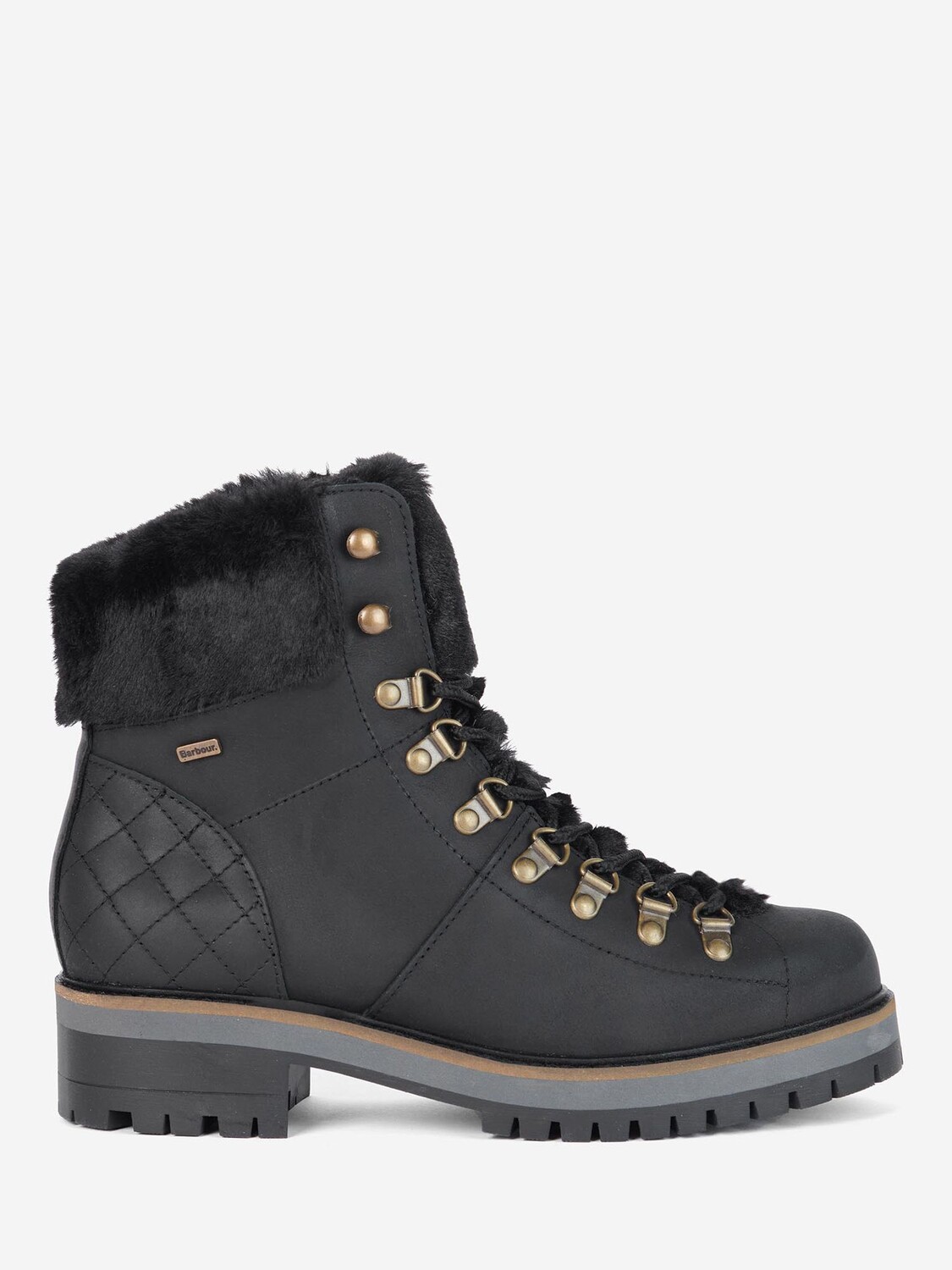 

Кожаные байкерские ботинки Barbour Holly, черные