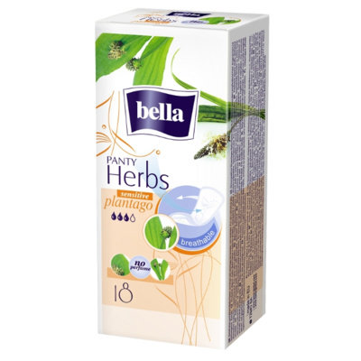 Гигиенические прокладки, 18 шт. Bella, Panty Herbs Sensitive Plantago