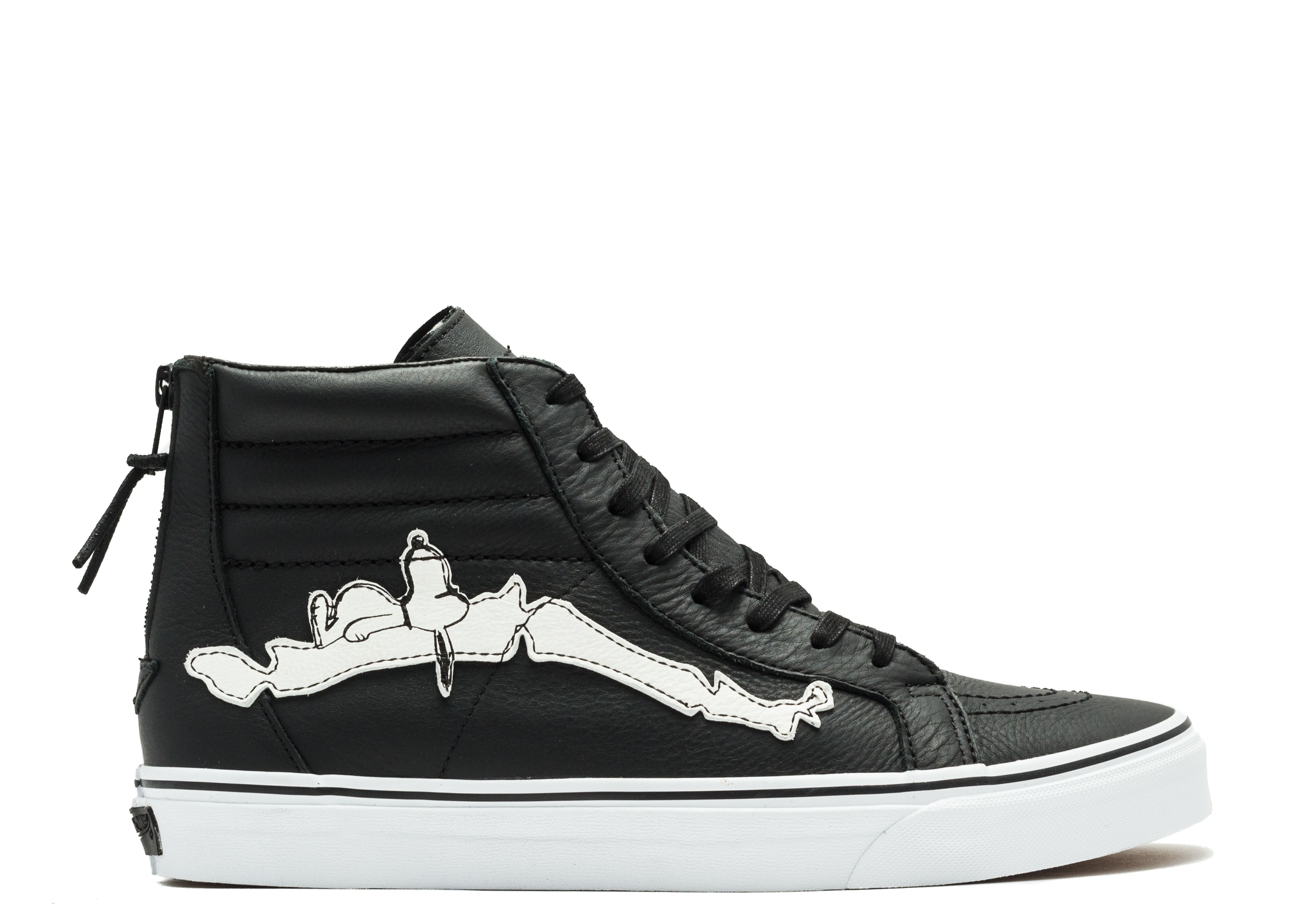 Кроссовки Vans Blends X Peanuts X Sk8-Hi Reissue Zip 'Snoopy Bones', черный