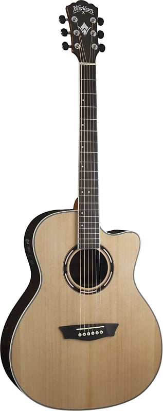 цена Акустическая гитара Washburn Apprentice AG70CE Natural