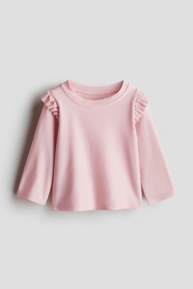 Купальная рубашка с подъемом 50 H&M, розовый