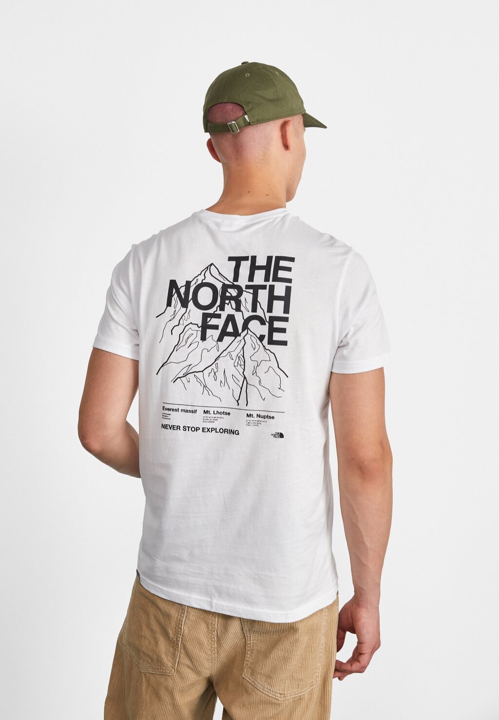 

Футболка с принтом The North Face, белый