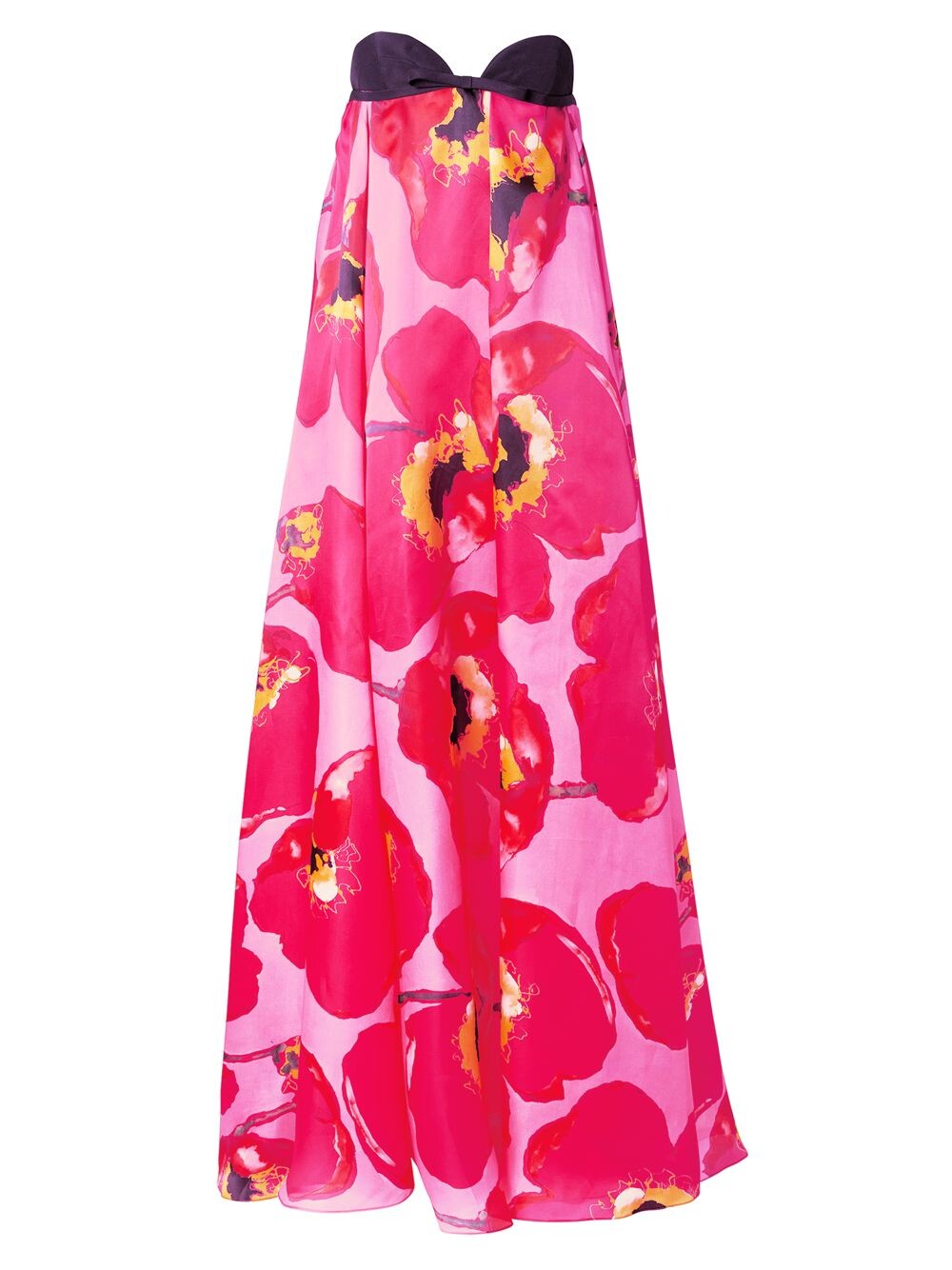 

Шелковое платье-трапеция Sweetheart Carolina Herrera, розовый