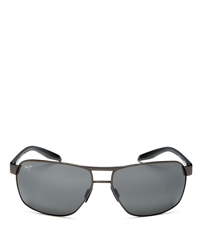 

Поляризованные квадратные солнцезащитные очки The Bird, 62 мм Maui Jim