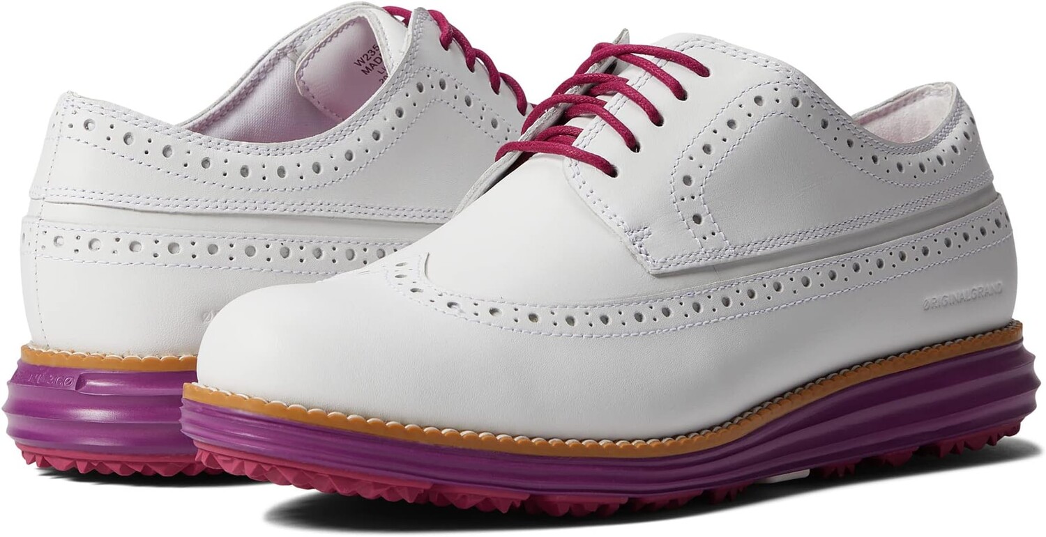 

Кроссовки Original Grand Wing Oxford Golf Cole Haan, цвет White/Fuchsia Waterproof, Белый