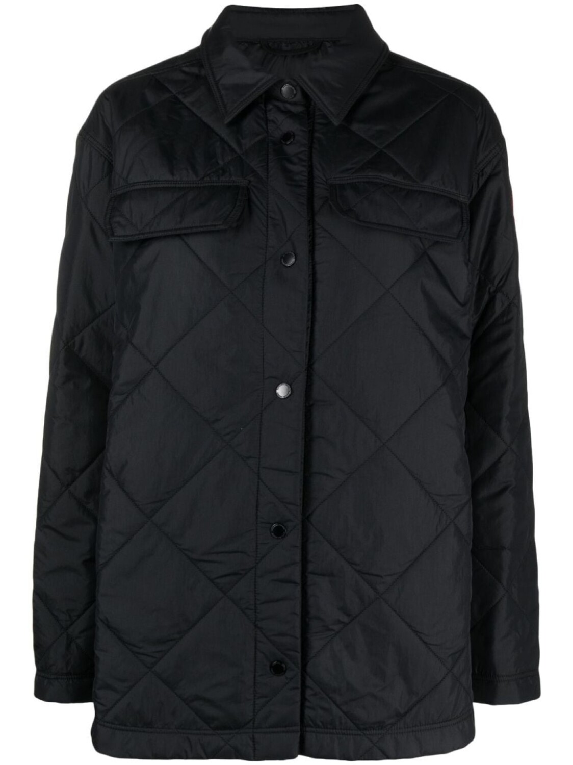 

Canada Goose стеганая куртка-рубашка Albany, черный