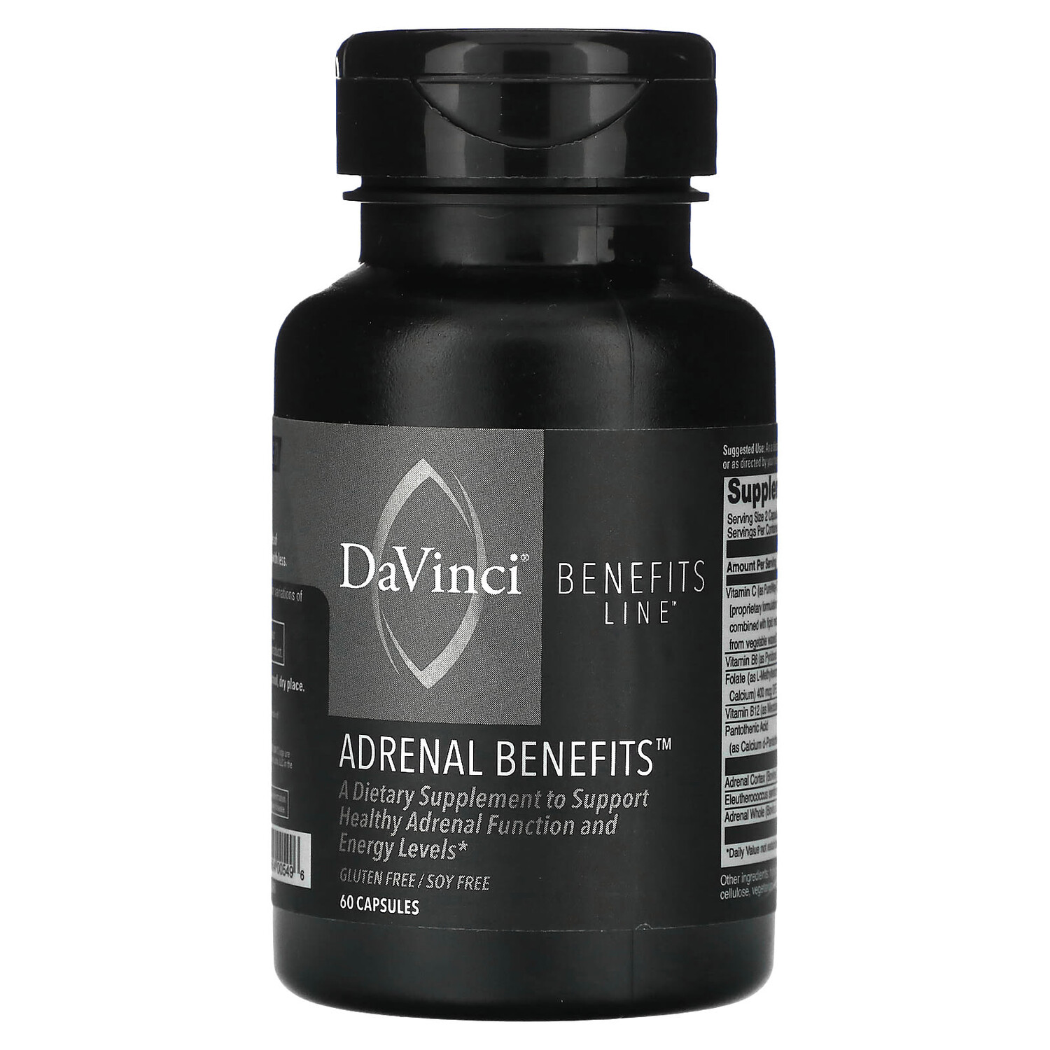

Benefits Line, Adrenal Benefits, 60 капсул, DaVinci Laboratories of Vermont