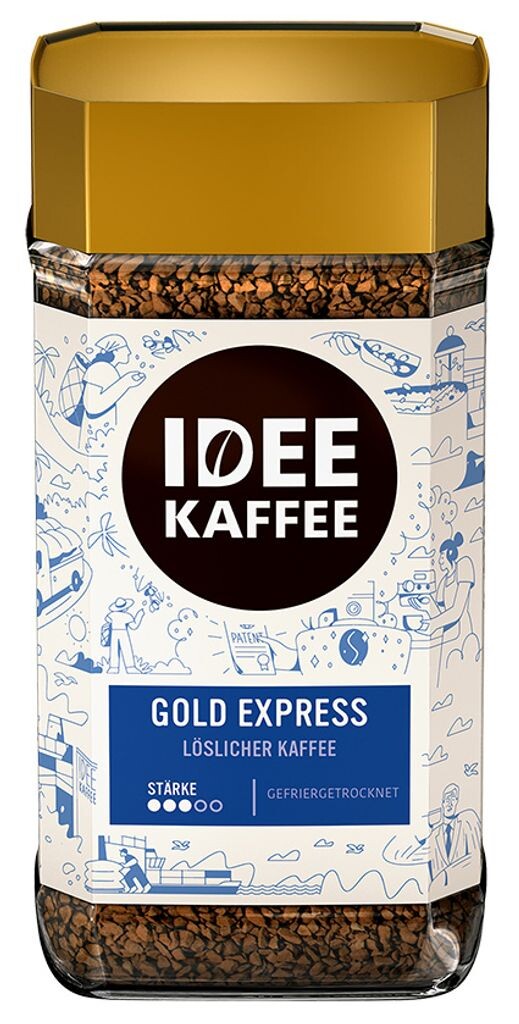 

Кофе растворимый GOLD EXPRESS от Idea Coffee, 100г Idee Kaffee