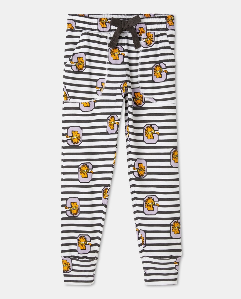 

Университетские длинные брюки Garfield Cotton Juice, темно-серый