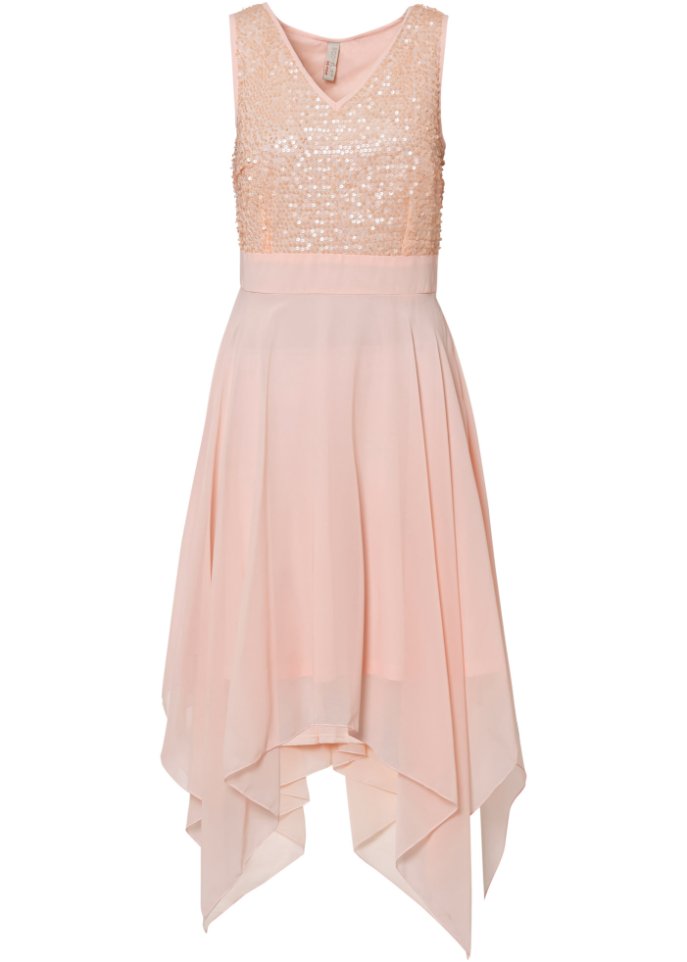 Вечернее платье миди с пайетками Bodyflirt Boutique, розовый