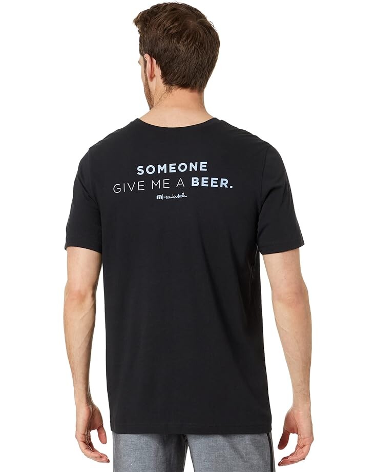 

Футболка TravisMathew Finest Bottle T-Shirt, цвет Black/Blue