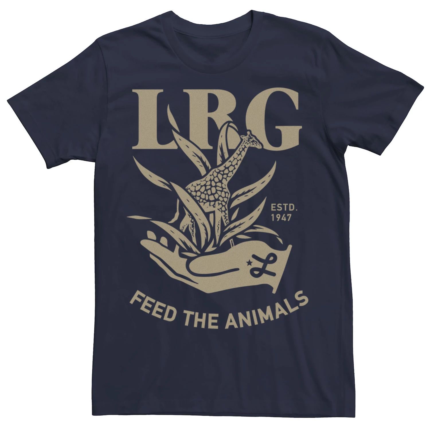 Мужская футболка LRG Feed The Animals Licensed Character don t feed the animals