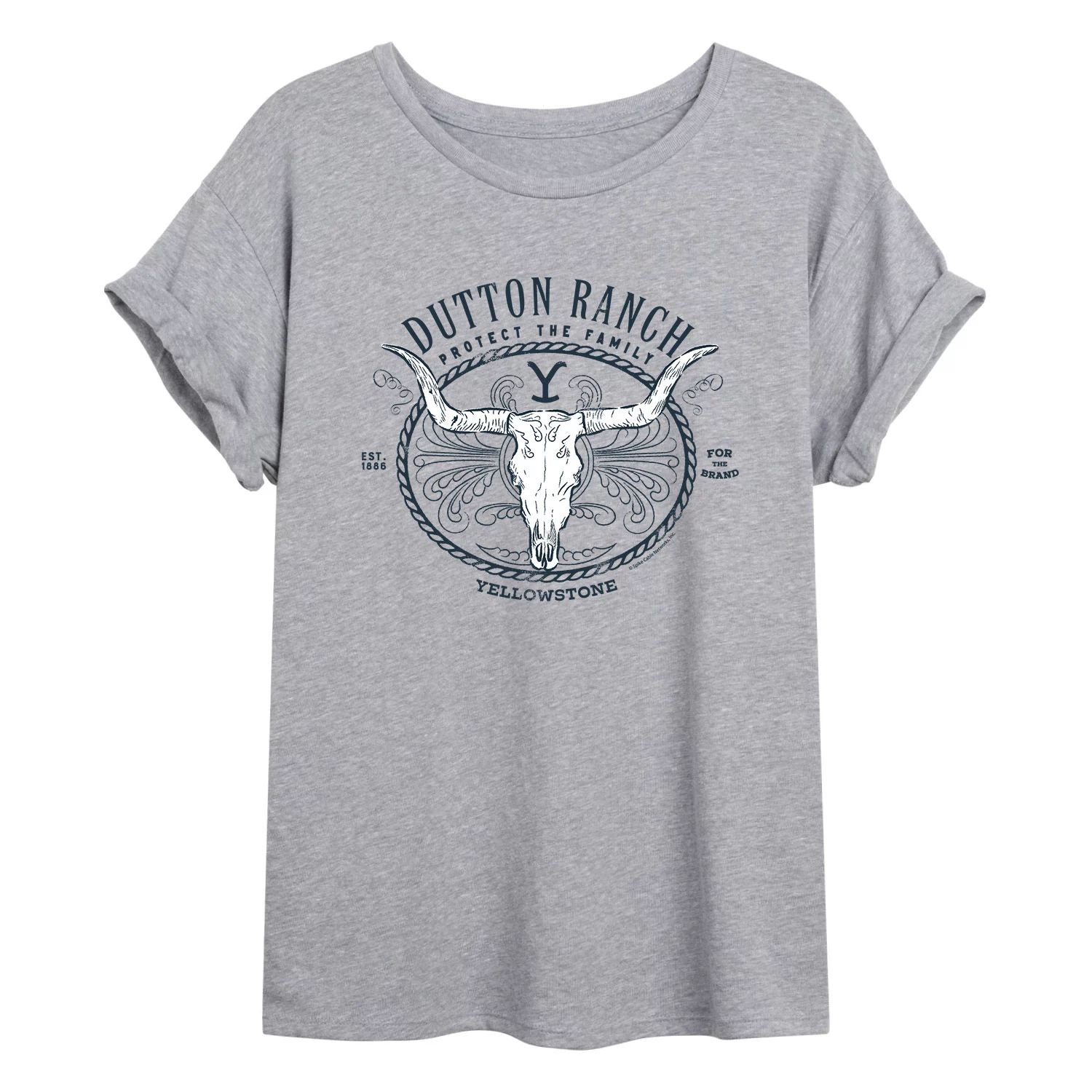 Юниорская футболка с струящимся рисунком Yellowstone Dutton Licensed Character