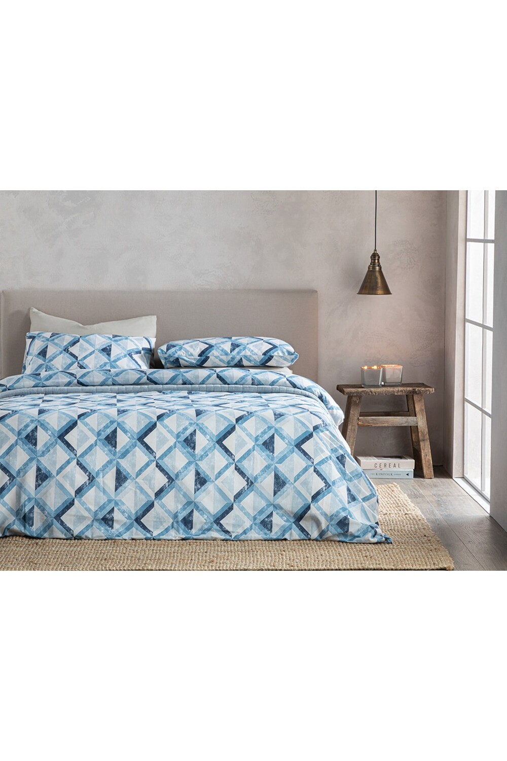 

Комплект пододеяльников English Home Cloudy Argyle Easy Iron одинарный, синий
