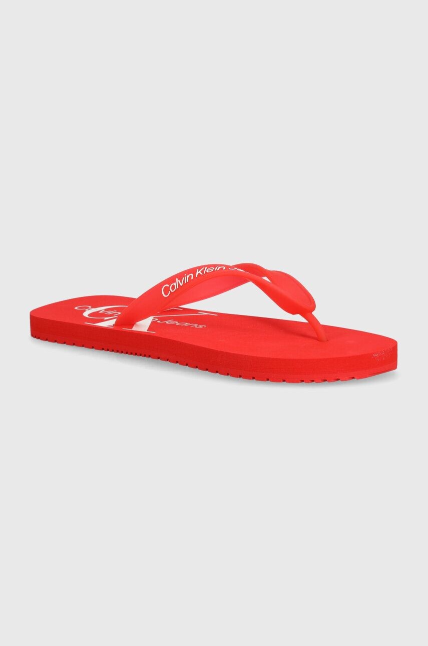 

Шлепанцы Calvin Klein Jeans BEACH SANDAL MONOGRAM TPU, красный
