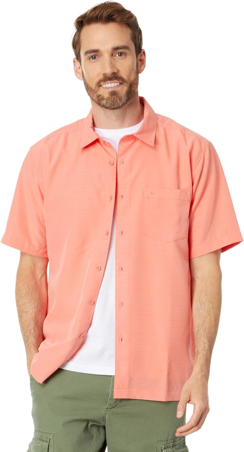 

Рубашка Centinela 4 с коротким рукавом Quiksilver, цвет Peached Pink Centinella