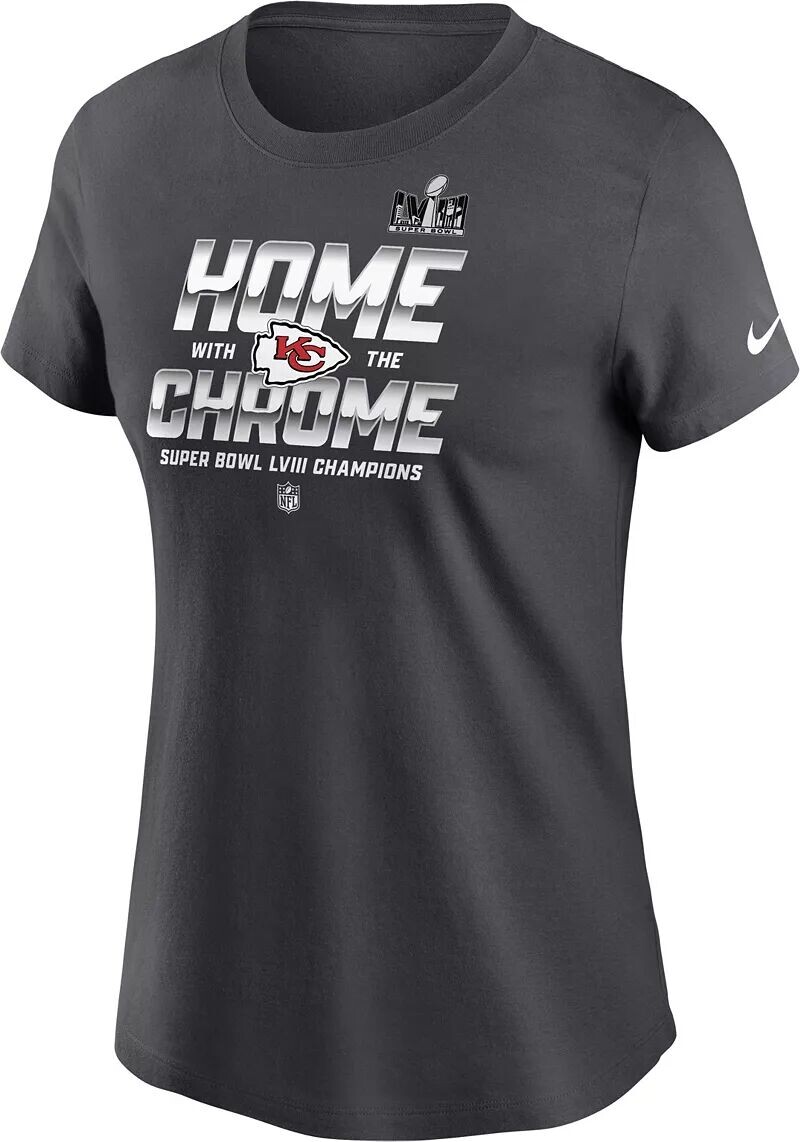 

Женская футболка Nike Super Bowl LVIII Champions Kansas City Chiefs Parade