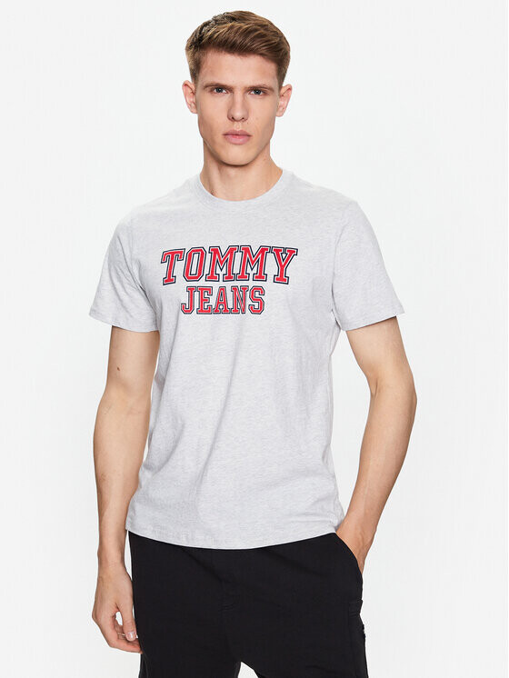 

Футболка стандартного кроя Tommy Jeans, серый