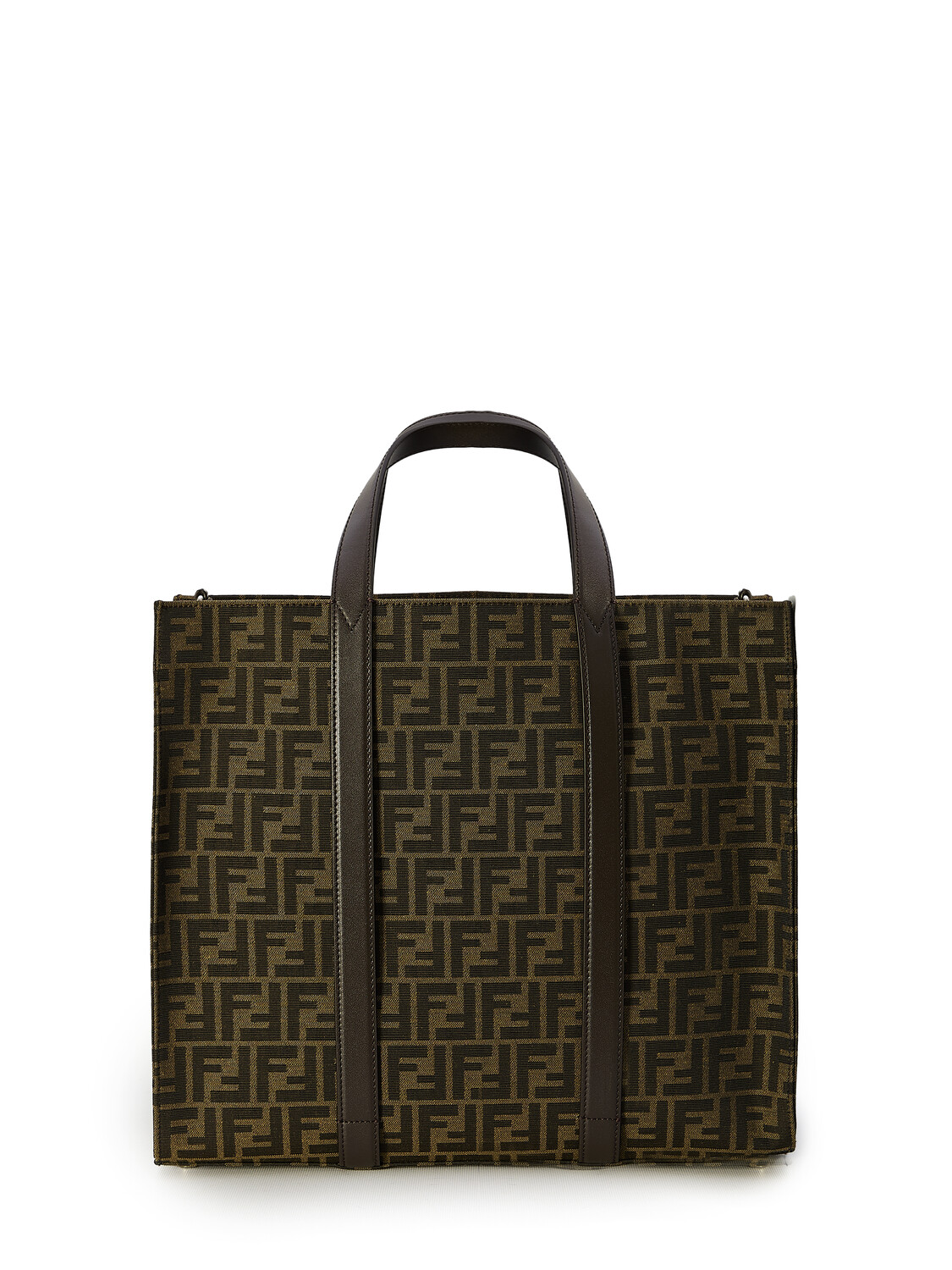 

Сумка Fendi FF jacquard fabric, бежевый