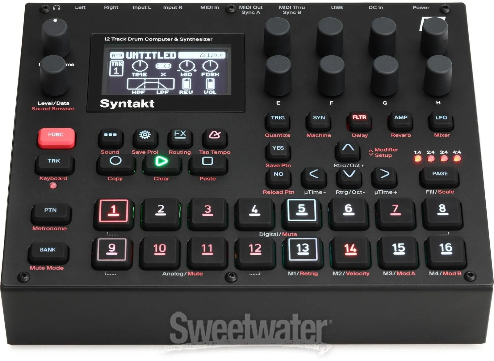 Elektron Syntakt 12-голосный драм-компьютер и синтезатор – купить по  выгодным ценам с доставкой из-за рубежа через сервис «CDEK.Shopping»