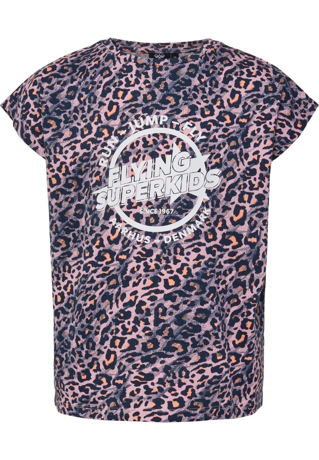 

Футболка с принтом HMLFSK HOP S/S Hummel, цвет black iris zephyr