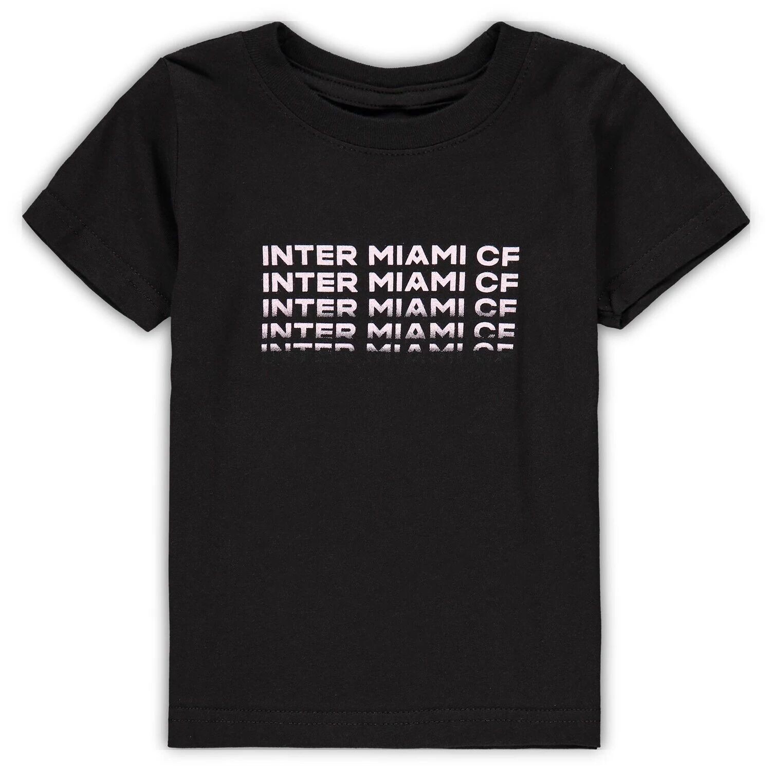 

Черная футболка Infant Inter Miami CF с надписью Fade Outerstuff