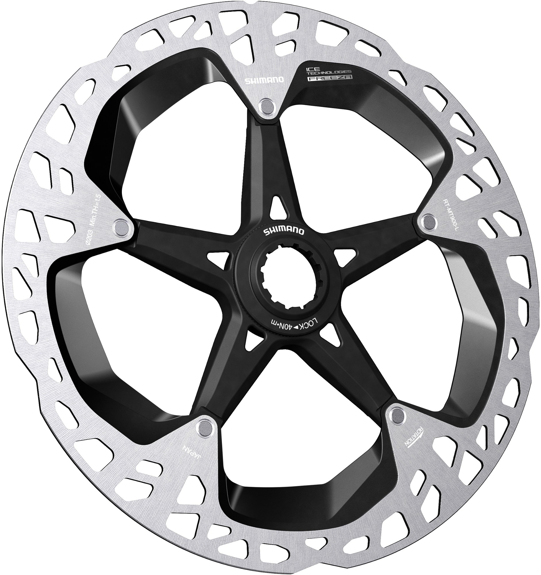 Ротор центрального замка XTR MT900 с кольцом Shimano