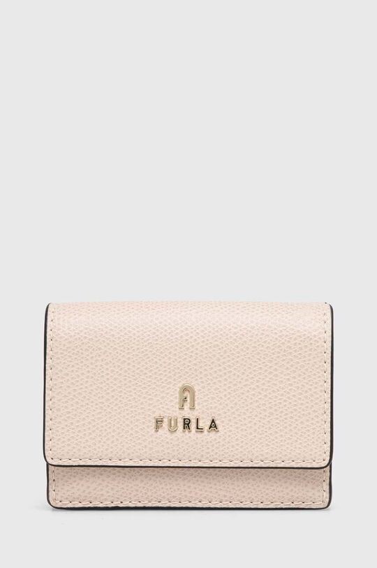 Кожаный кошелек Furla, бежевый