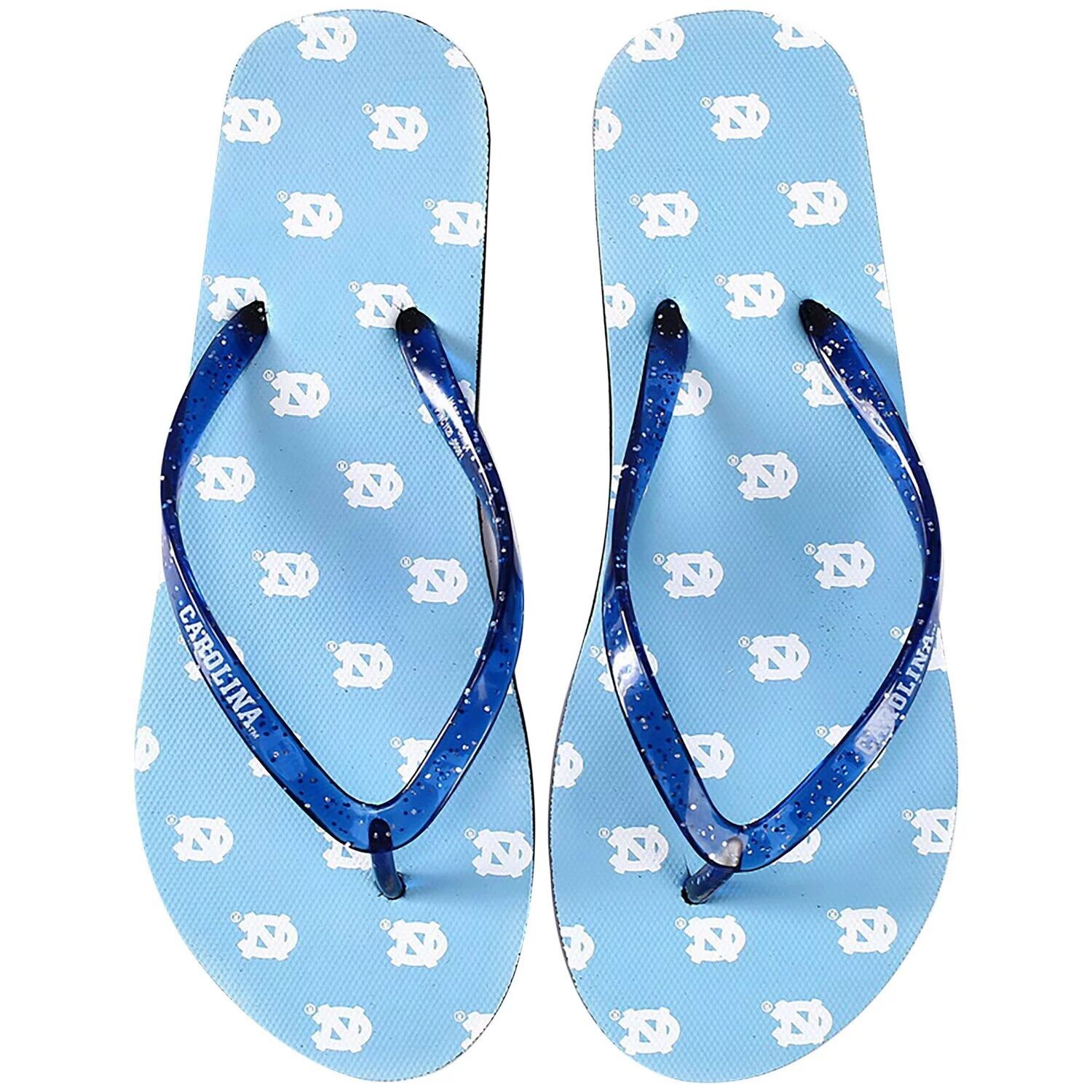 

Женские блестящие шлепанцы на каблуке FOCO North Carolina Tar Heels