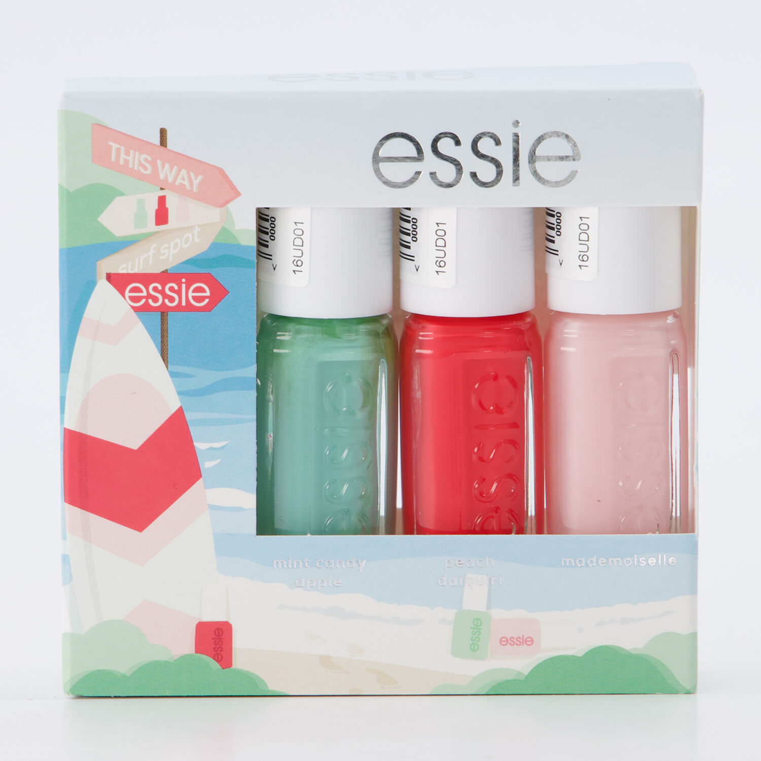 цена 3 упаковки многоцветного лака для ногтей Essie