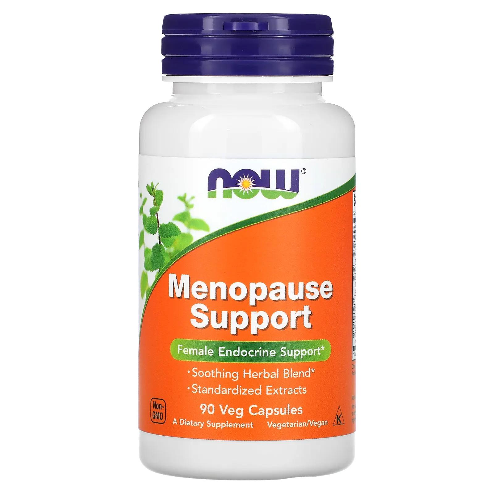 Now Foods Menopause Support 90 растительных капсул candida support 90 растительных капсул now