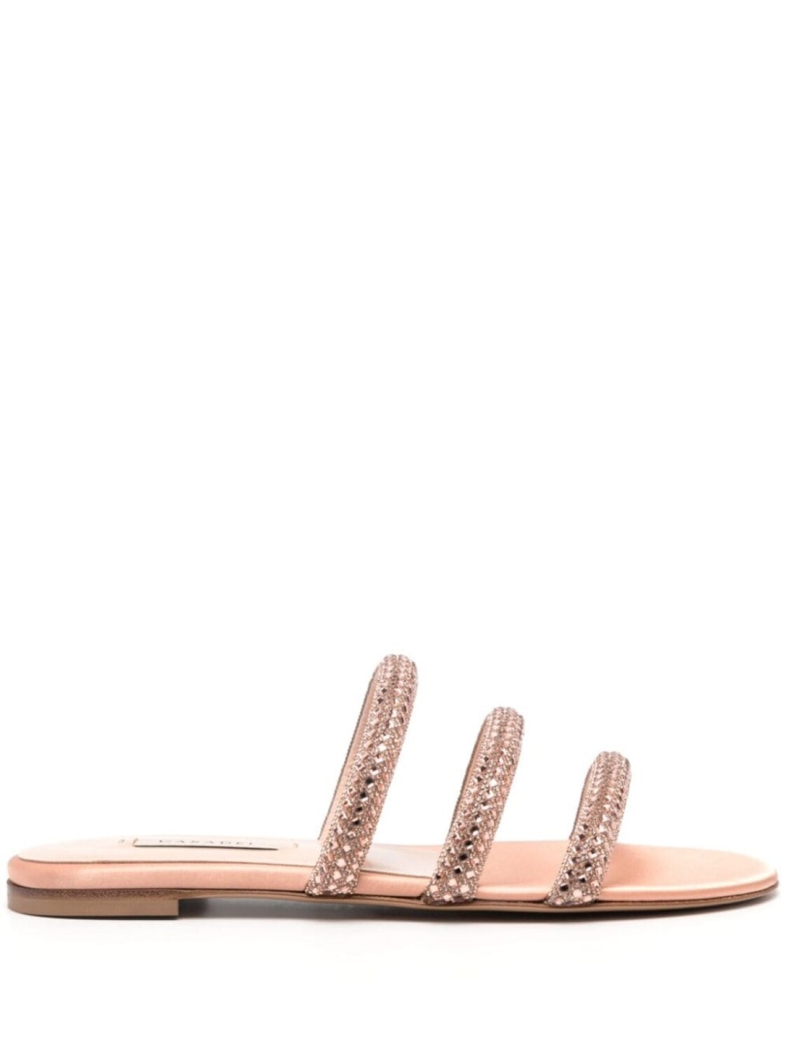 

Casadei шлепанцы Stratosphere с кристаллами, розовый