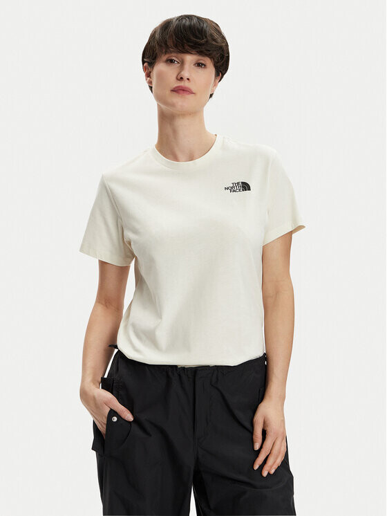 

Футболка свободного кроя The North Face, экрю