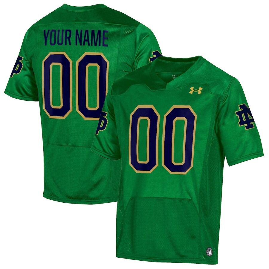 

Джерси Under Armour Notre Dame Fighting Irish, зеленый