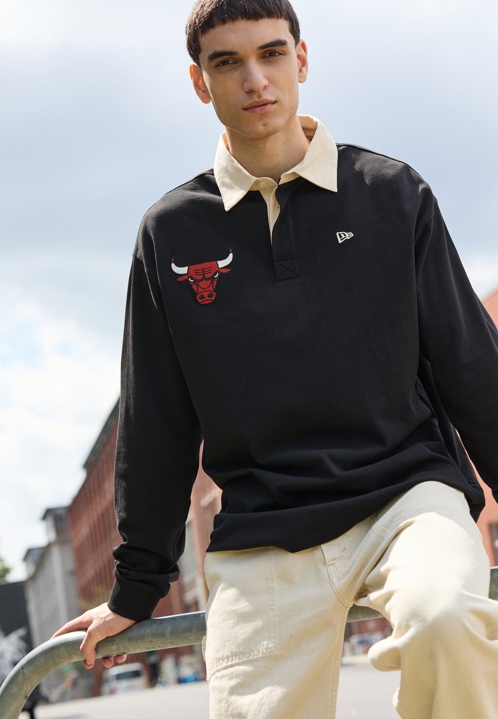 

Рубашка поло NBA CHICAGO BULLS RUGBY New Era, черный