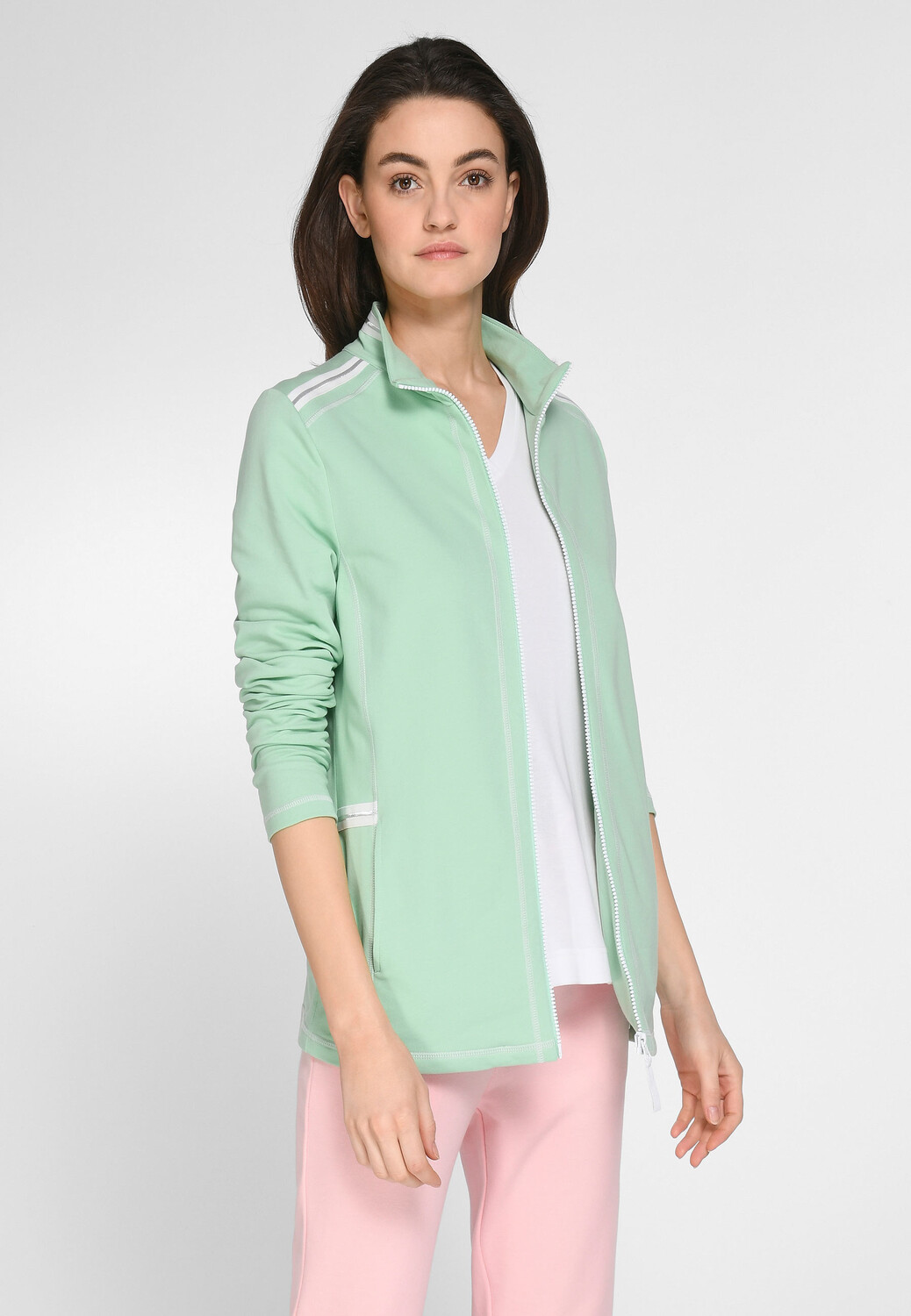 

Толстовка PETER HAHN Strickjacke Cotton, зеленый