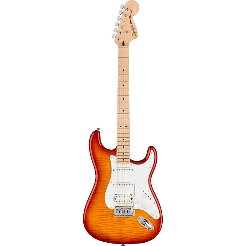 Электрогитара Squier Affinity Series Stratocaster FMT HSS Electric Guitar, Maple Fingerboard, Sienna Sunburst