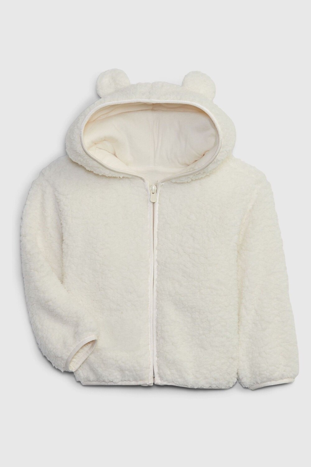

Куртка из шерпа с медведем Gap, белый