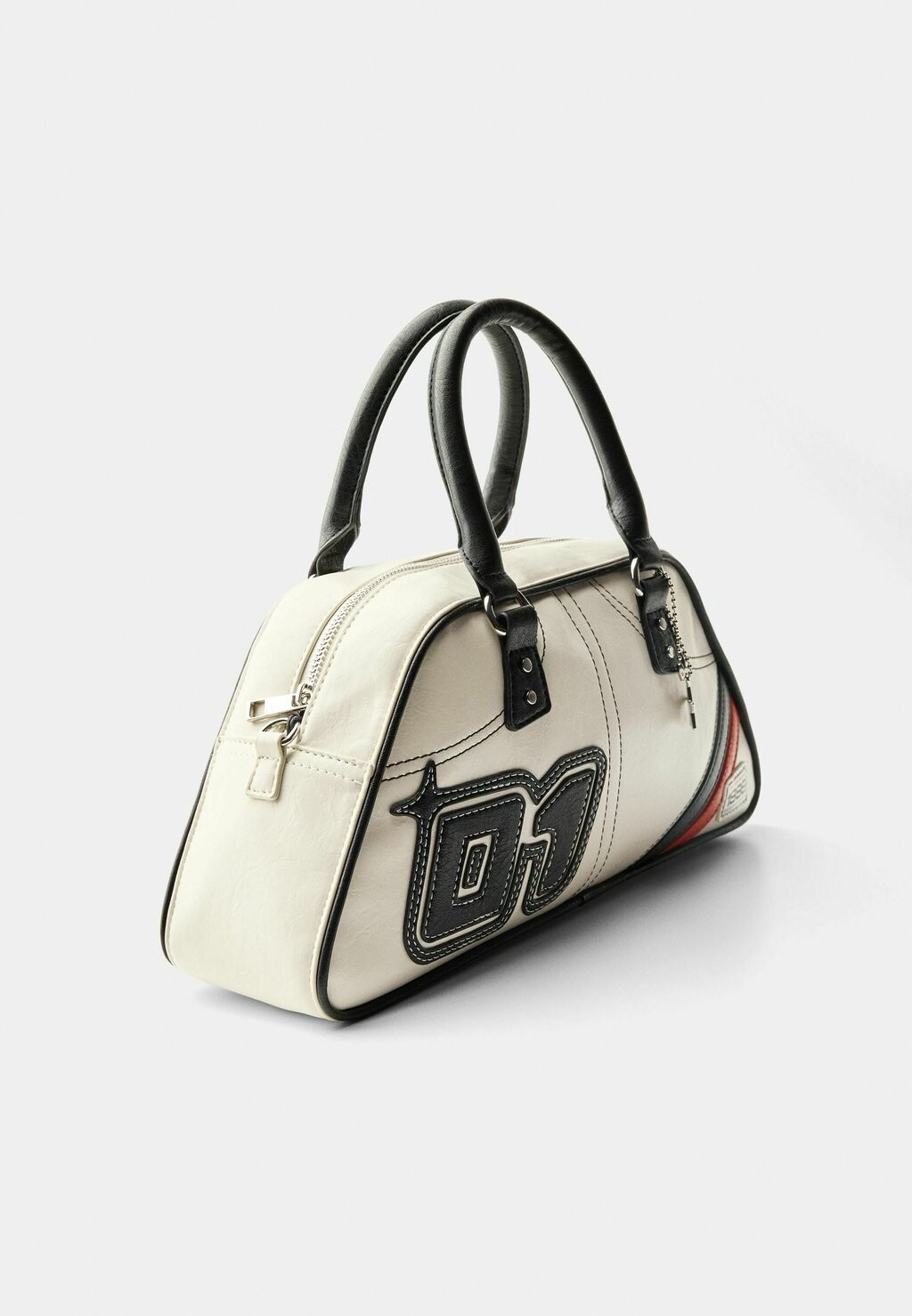 

Сумочка RACING, BOWLING Bershka, белый