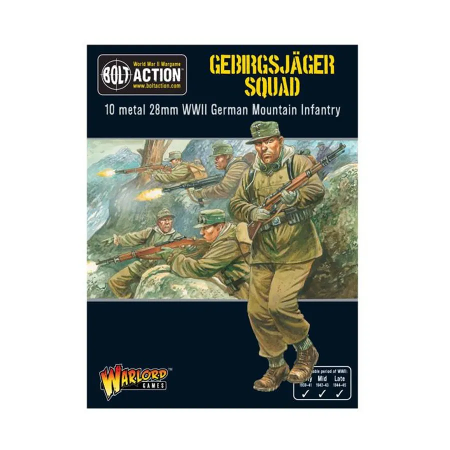 

Команда Гебиргсъягер, Bolt Action - German (28mm)