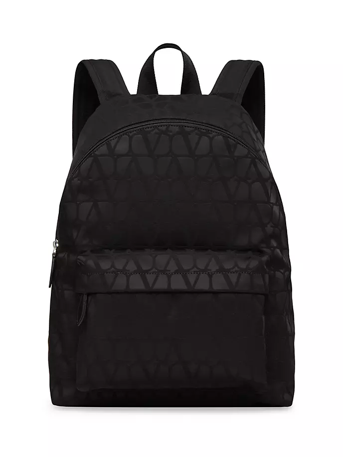 

Рюкзак Toile Iconographe из технической ткани Valentino Garavani, черный