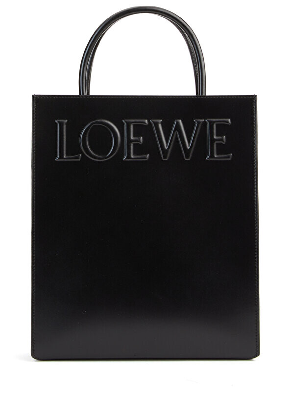 

Черная женская кожаная сумка через плечо Loewe