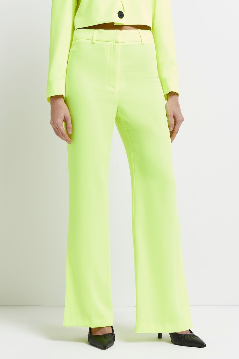 

Укороченные брюки с высокой талией River Island, зеленый