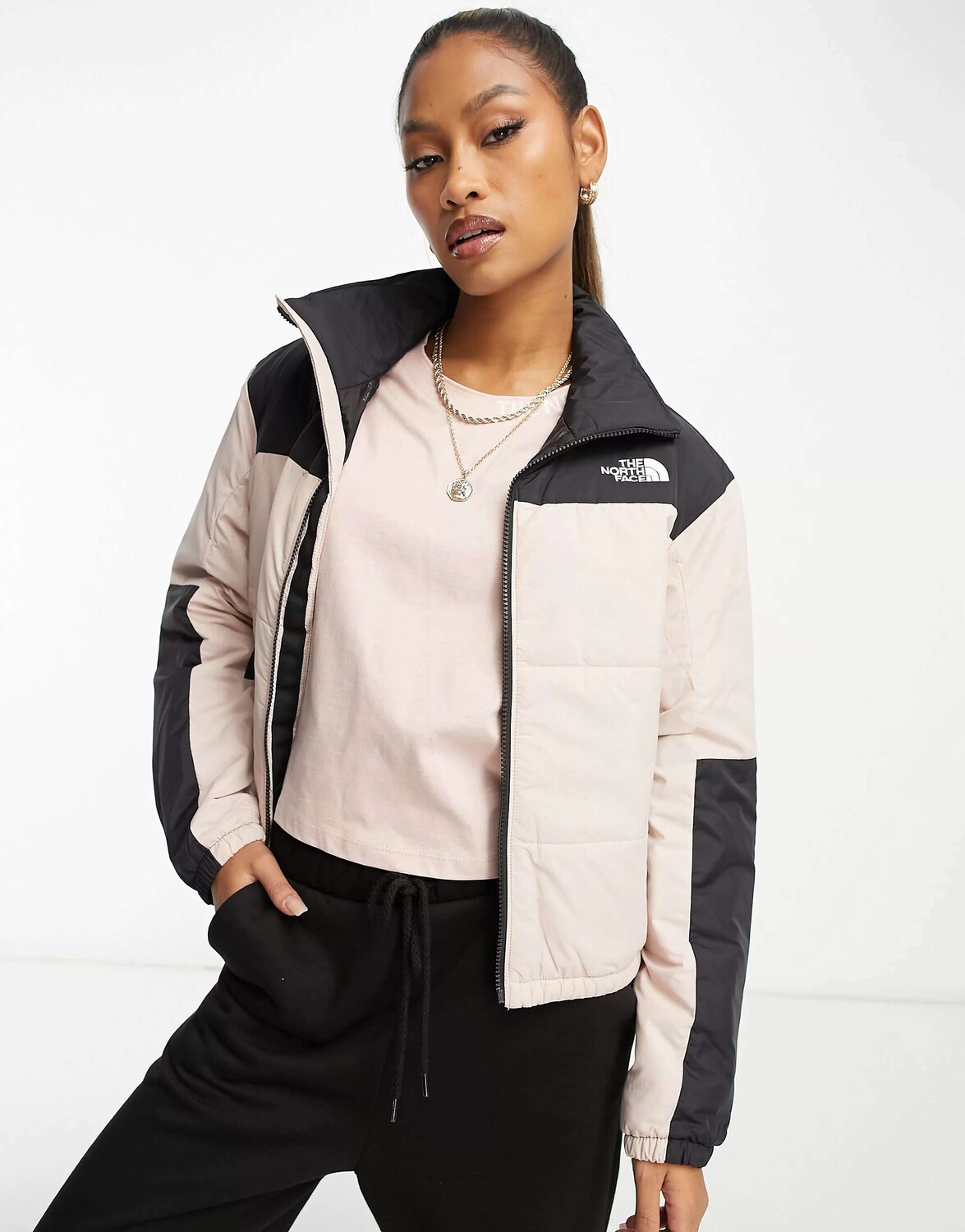 

Легкая утепленная куртка The North Face Gosei розового цвета –, Розовый
