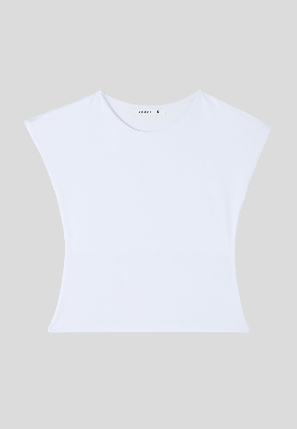 

Базовая футболка CROP MANICA AD ALETTA Terranova, белый