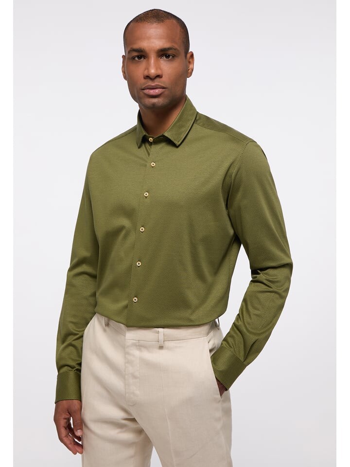 

Рубашка Eterna Modern fit, хаки