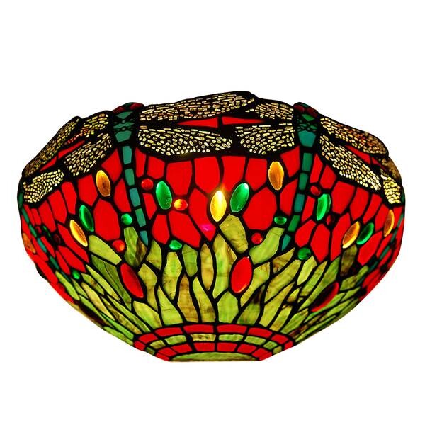 

Настенный светильник ADM Home Collection Applique Dragonfly, красный