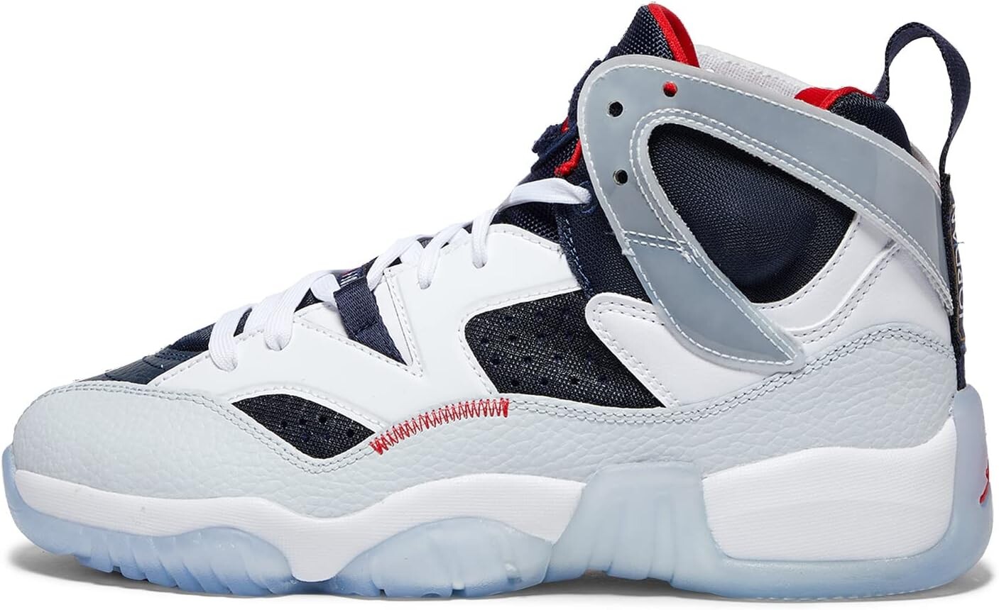 

Кроссовки Jumpman Two Trey Jordan, цвет White/Midnight Navy/University Red